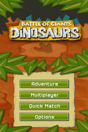 Battle of Giants - Dinosaurs (USA) (En,Fr,Es) screen shot title